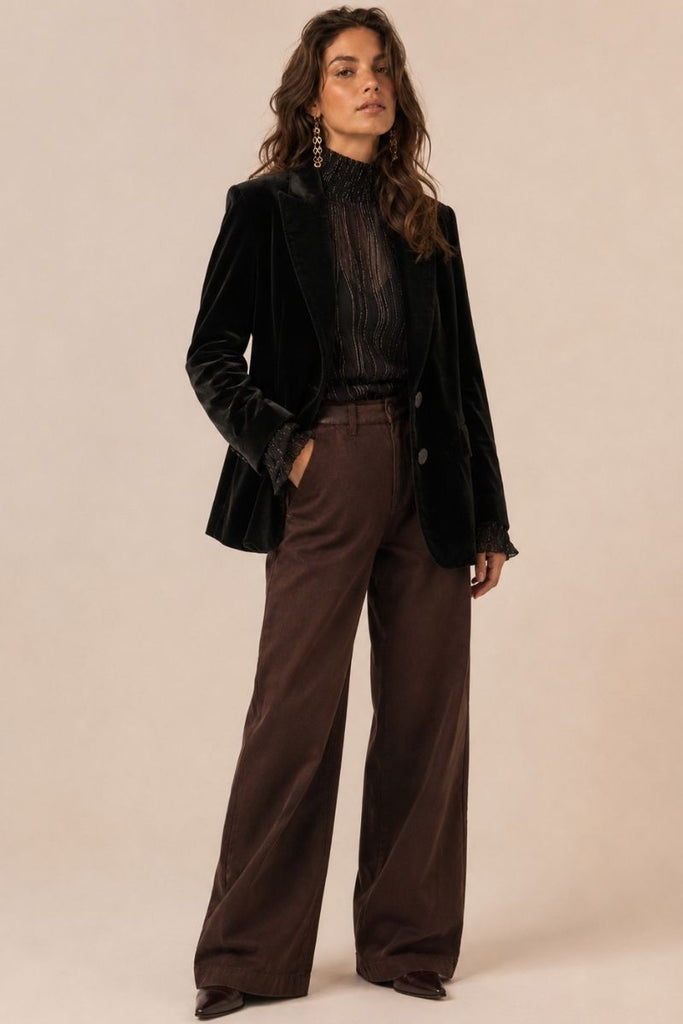 BLAZER FRAMED NEGRO
