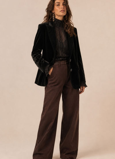 BLAZER FRAMED NEGRO