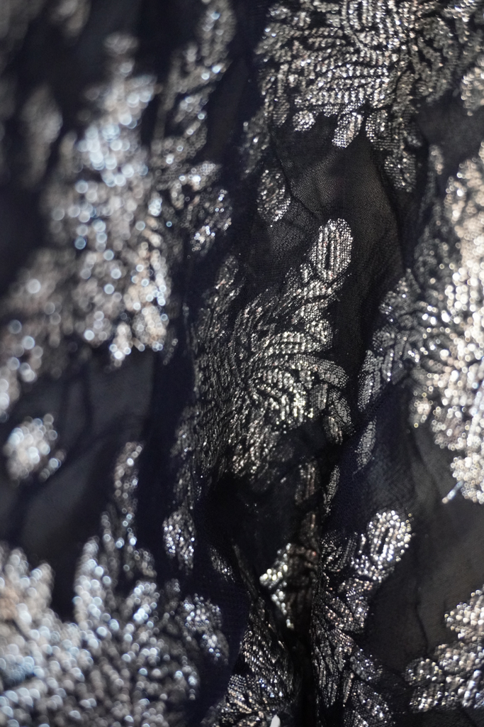 BLUSA LUREX NAVY SILVER