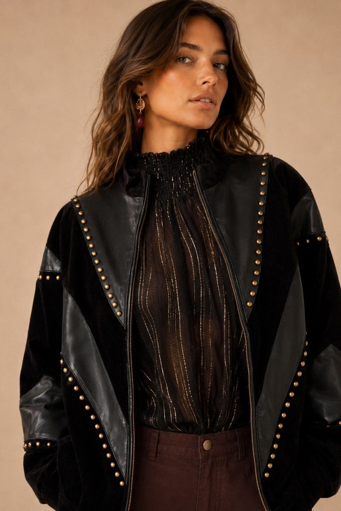 *PREVENTA* CHAQUETA V NEGRO