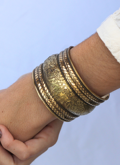 BRAZALETE BOLD STRIPE GOLD