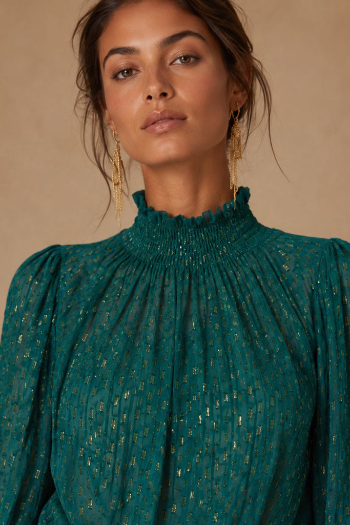 BLUSA CONVERSION TEAL