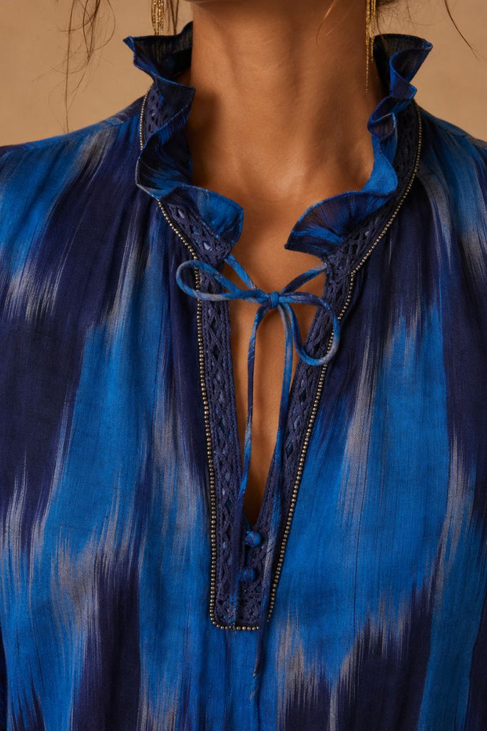 BLUSA ANTIQUE AZUL