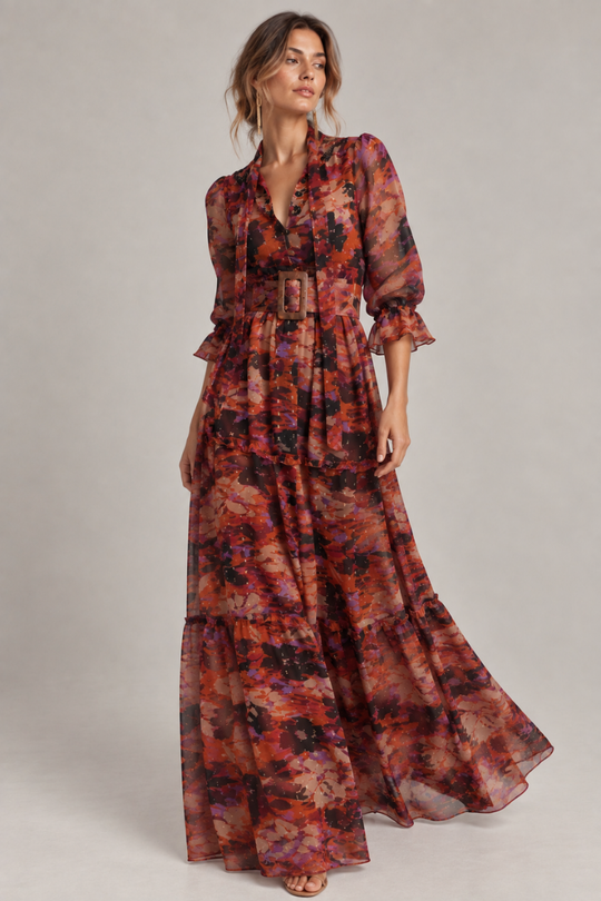 VESTIDO RELAX MAXI FLORAL