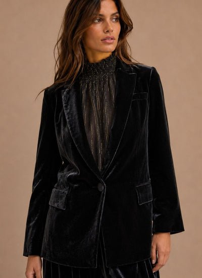 BLAZER FRAMED NEGRO