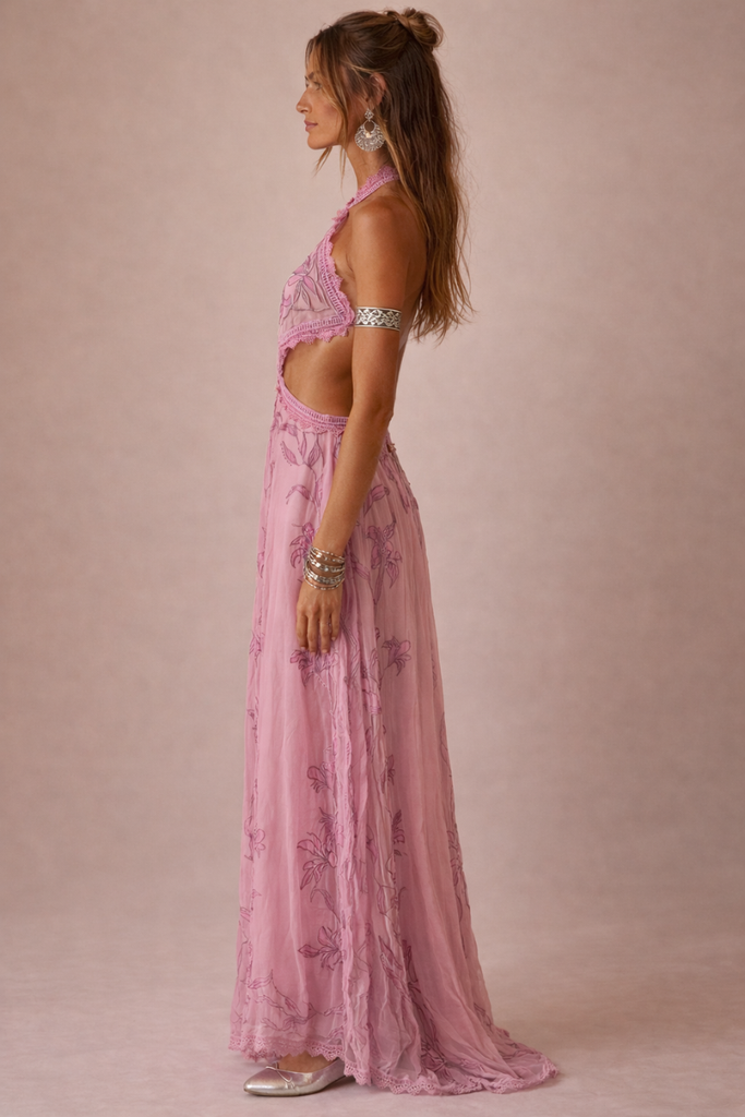 VESTIDO MAXI CLOUD PASTEL LILA