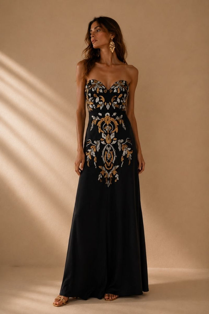 VESTIDO MAXI FENIX NEGRO