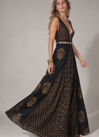 *PREVENTA* VESTIDO MAXI LILITH NEGRO