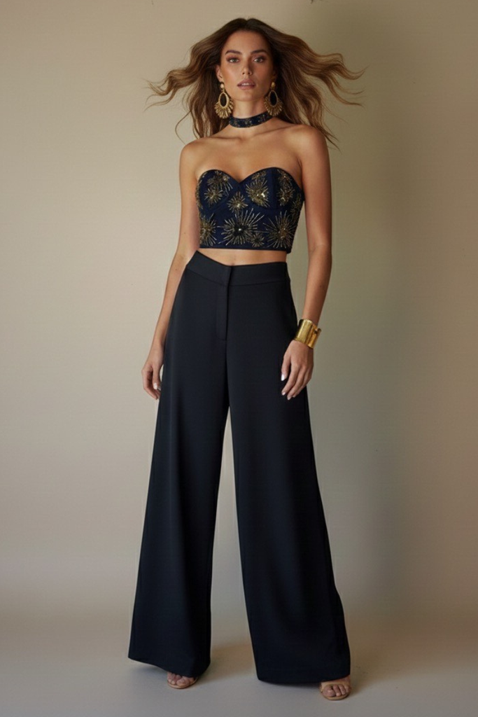 BUSTIER GALAXY ECLIPSE/GOLD