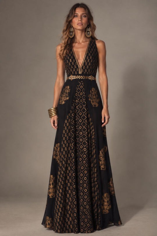 *PREVENTA* VESTIDO MAXI LILITH NEGRO