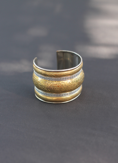 BRAZALETE LUX TWIST GOLD/SILVER