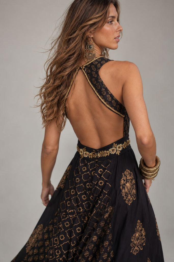 *PREVENTA* VESTIDO MAXI LILITH NEGRO
