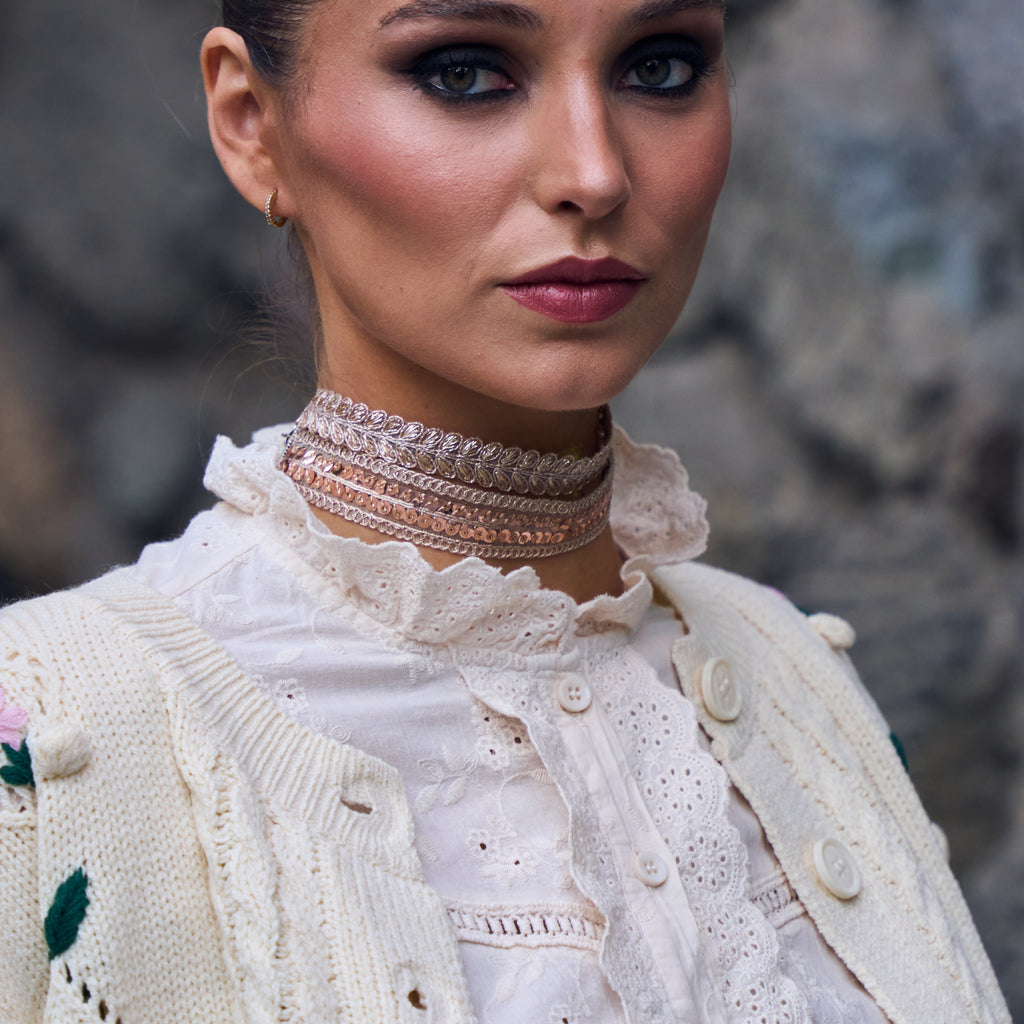 CHOKER MOONBEAM GOLD