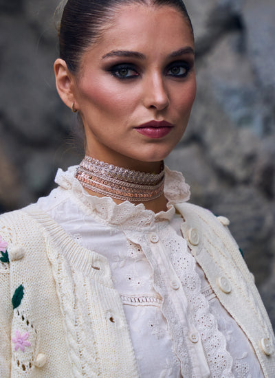 CHOKER MOONBEAM GOLD