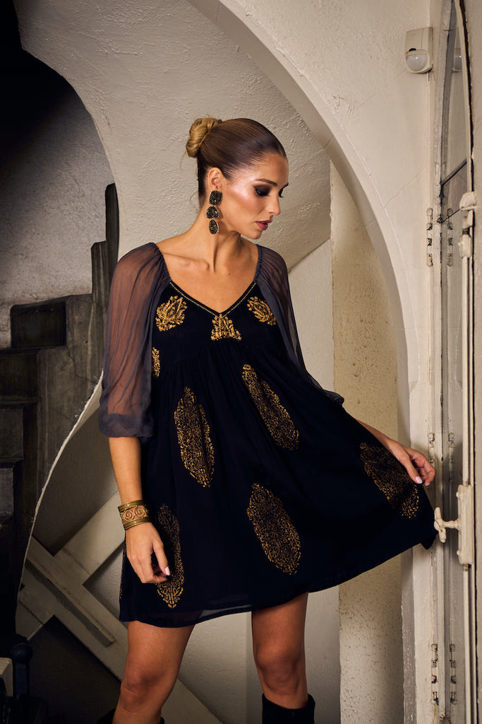 VESTIDO MINI RYLEE BLACK