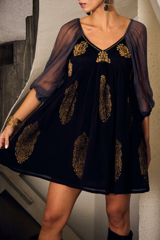 VESTIDO MINI RYLEE BLACK