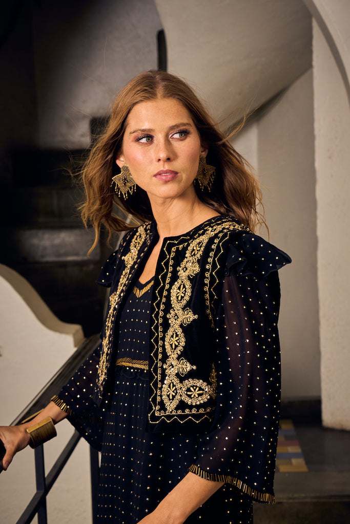 CHAQUETA VEST NATURE BLACK