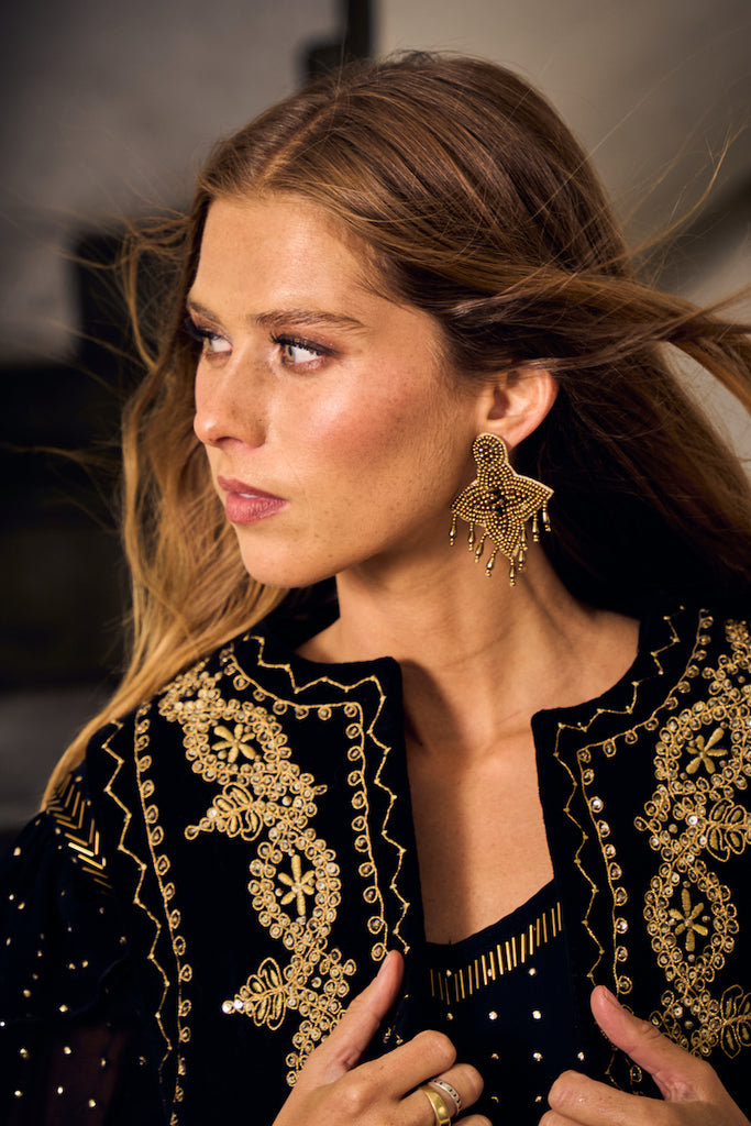 CHAQUETA VEST NATURE BLACK