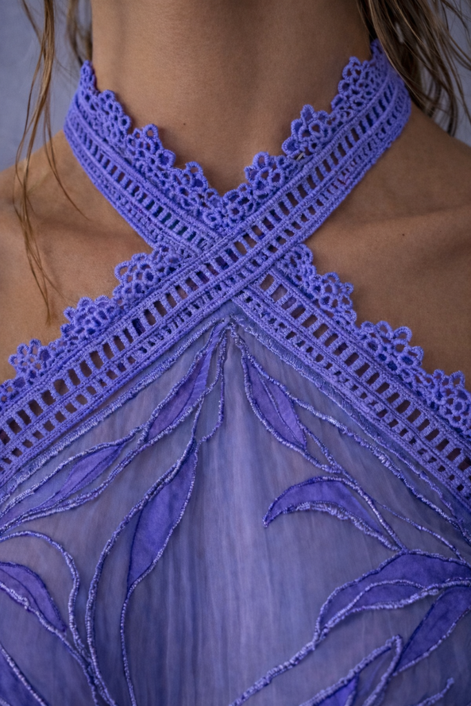 VESTIDO MAXI CLOUD INFINITY MORADO
