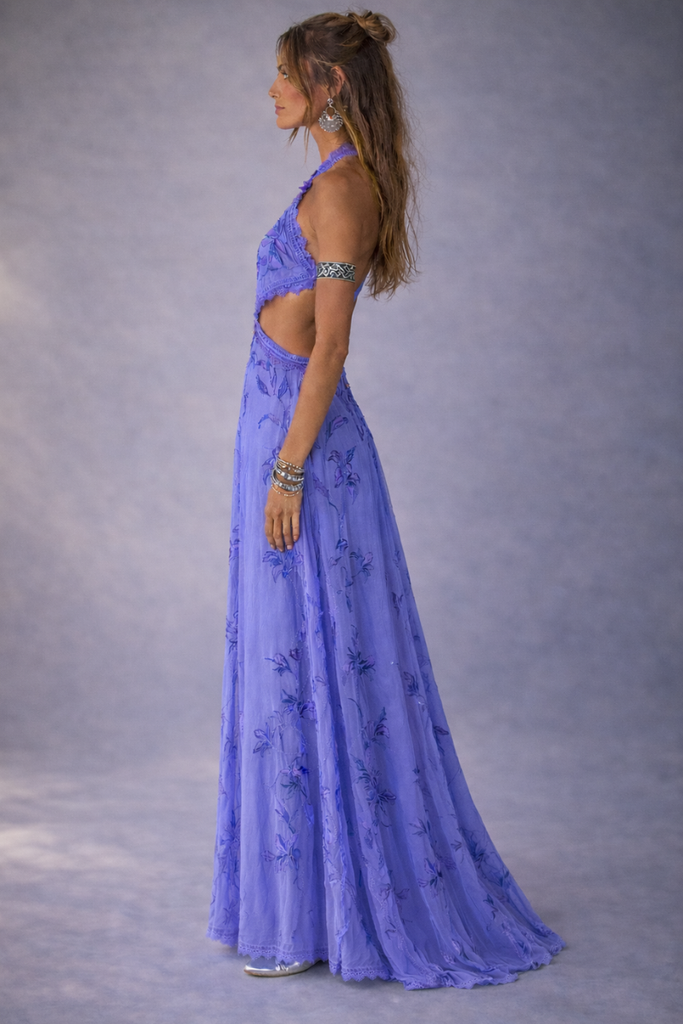 VESTIDO MAXI CLOUD INFINITY MORADO