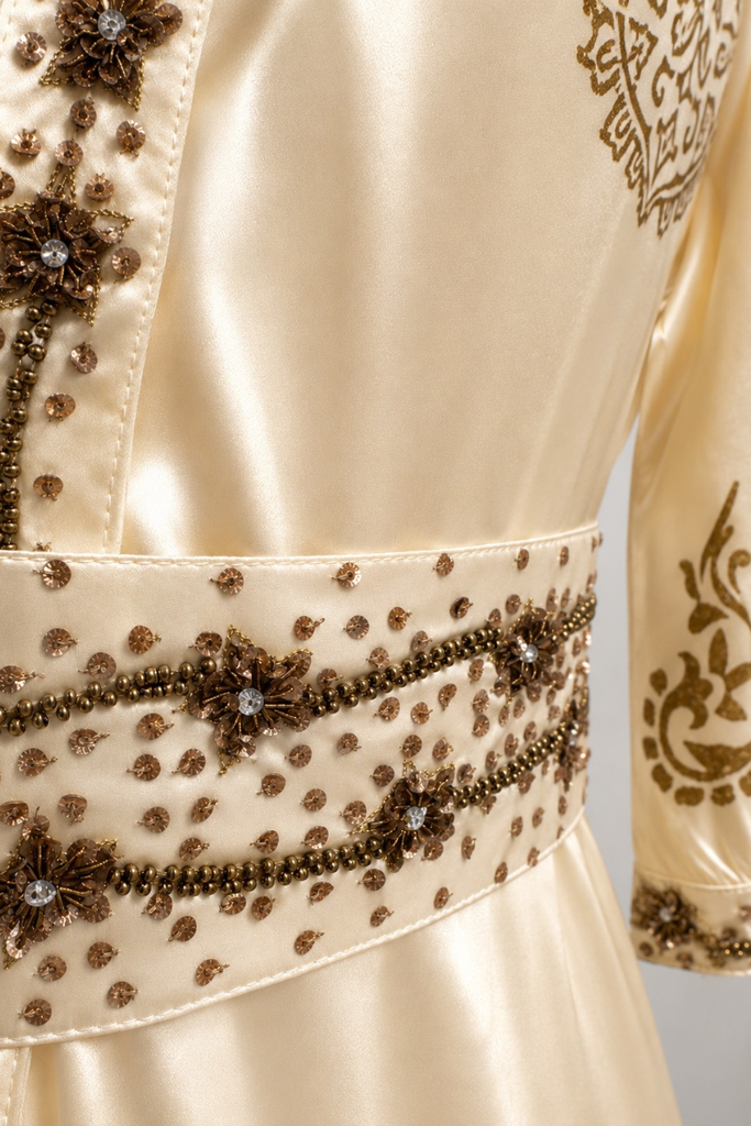 VESTIDO MAXI VALENTINA STAR BEIGE