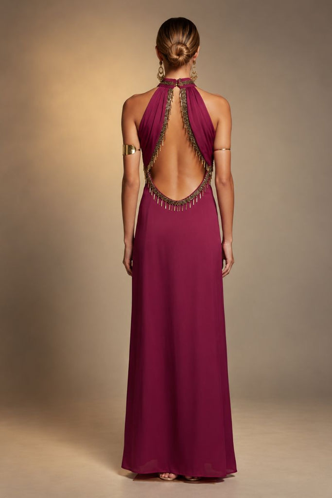 *PREVENTA* VESTIDO MAXI KAMYA MAGENTA
