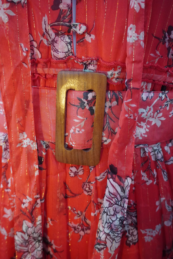 VESTIDO RELAX MAXI ROJO