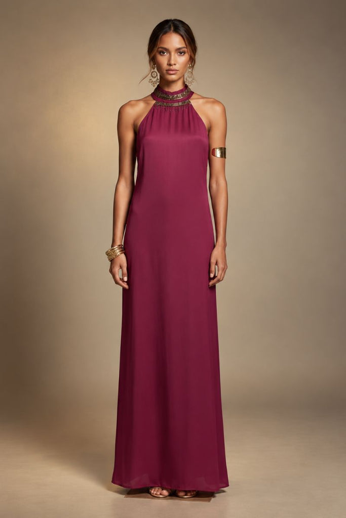 *PREVENTA* VESTIDO MAXI KAMYA MAGENTA