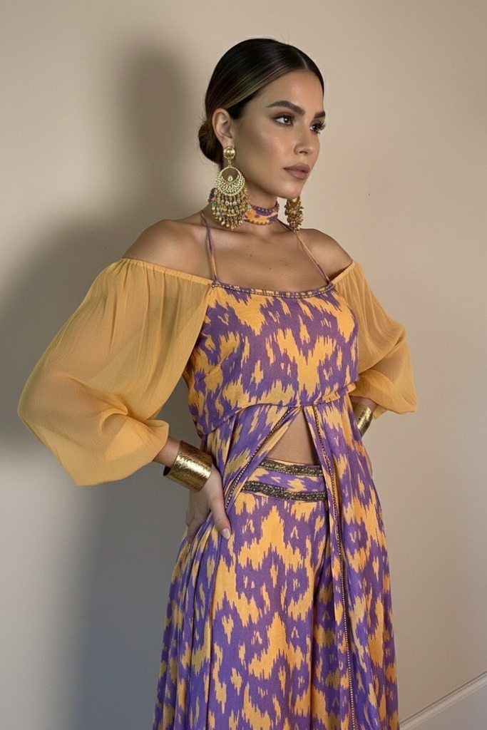 SET MAXI ILLA PRINTED PINK