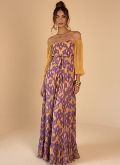 SET MAXI ILLA PRINTED PINK