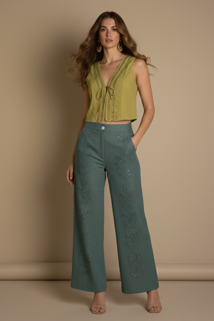 BLUSA MARA OLIVE GREEN