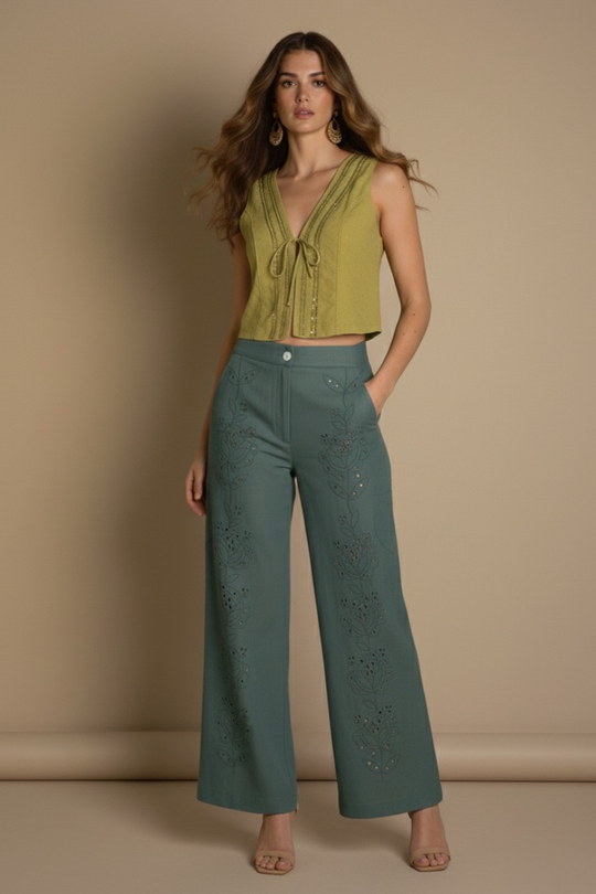 BLUSA MARA OLIVE GREEN