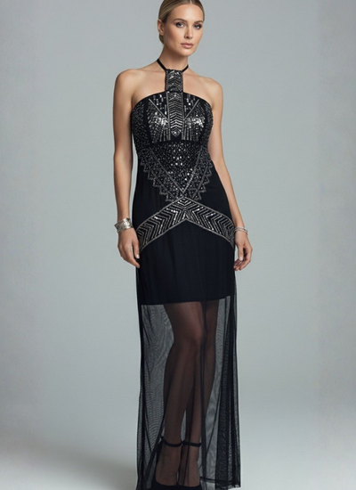 VESTIDO MAXI MANYA BLACK