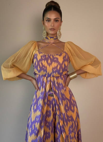 SET MAXI ILLA PRINTED PINK