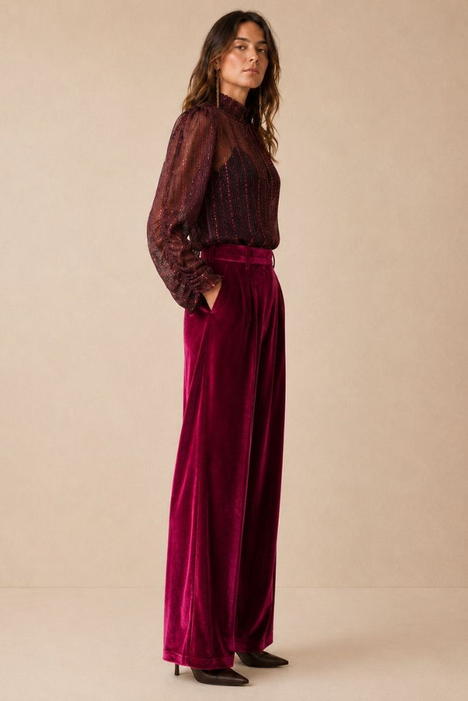 PANTALON ATELIER MAGENTA