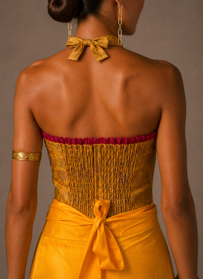 TOP ROYAL CORSET GOLDEN YELLOW