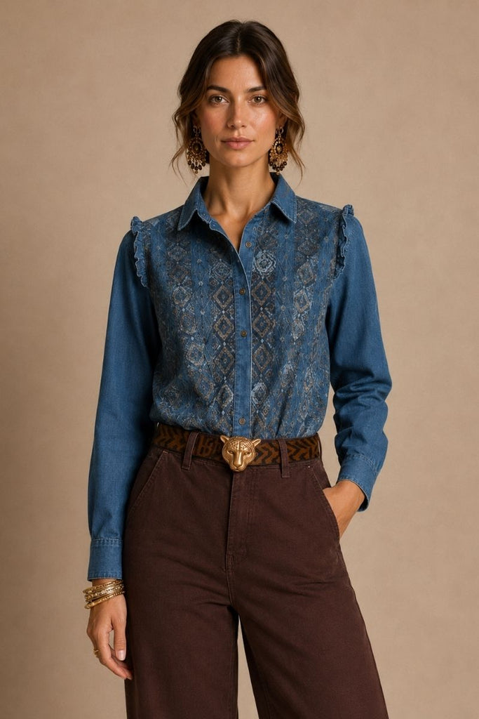 BLUSA VIBES AZUL