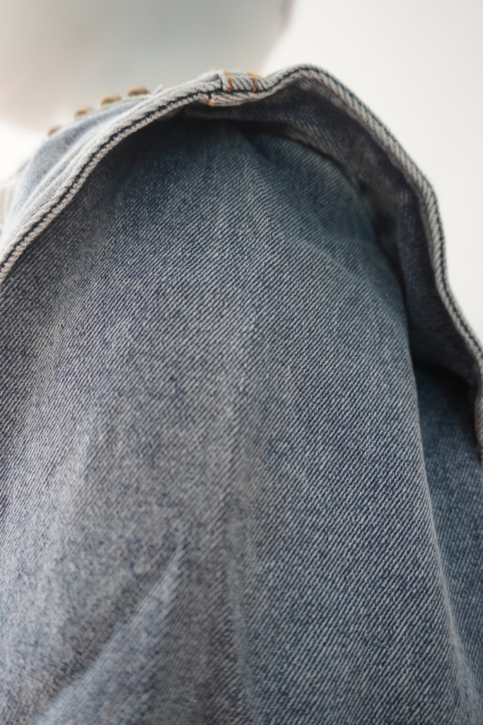 CHAQUETA STATEMENT DENIM NEGRO