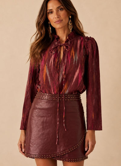 *PREVENTA* BLUSA ANTIQUE BURDEO