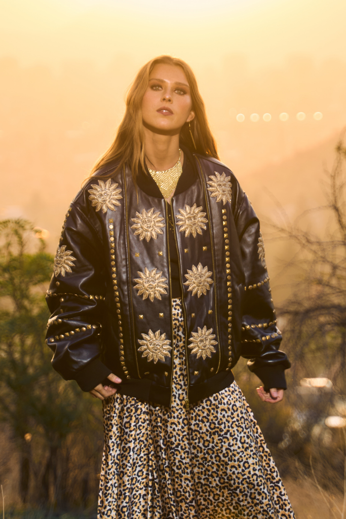 CHAQUETA BOMBER SUN BLACK