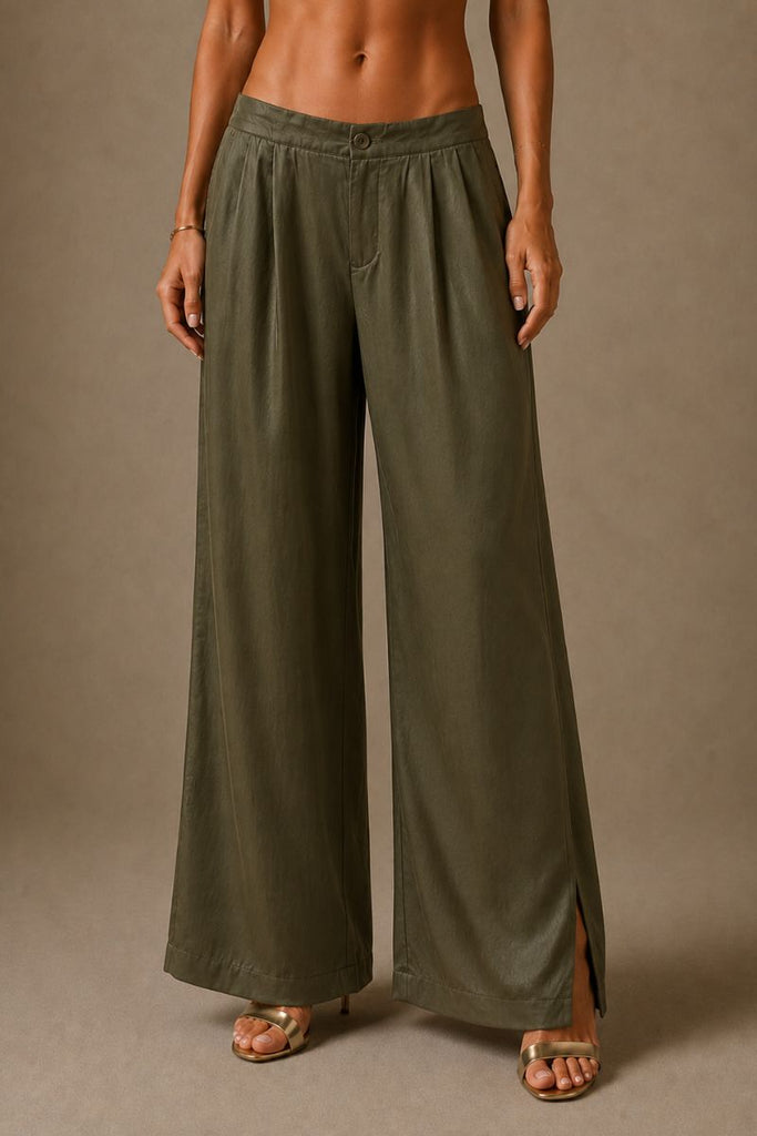 PANTALON WAVE SONG OLIVA