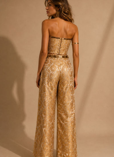 PANTALON EARTH MOVEMENT GOLDEN BEIGE