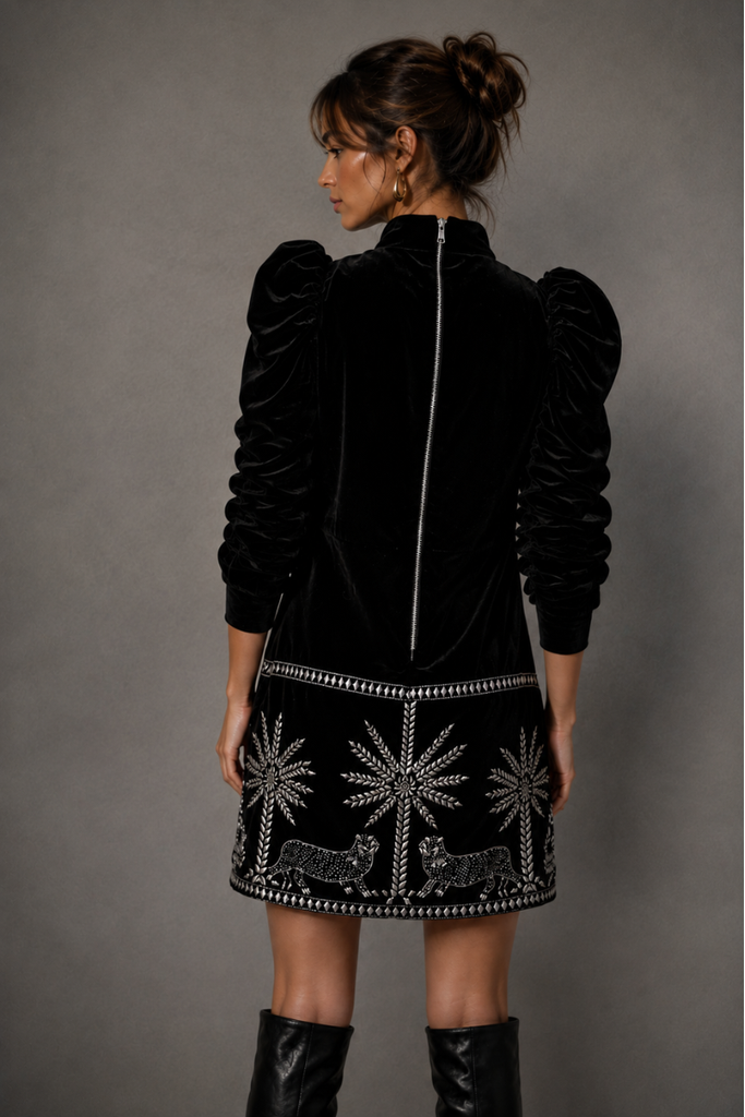 VESTIDO MINI PRINCESS NEGRO