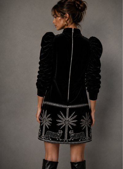 VESTIDO MINI PRINCESS NEGRO