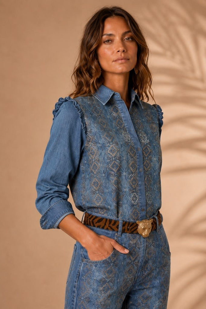 BLUSA VIBES AZUL