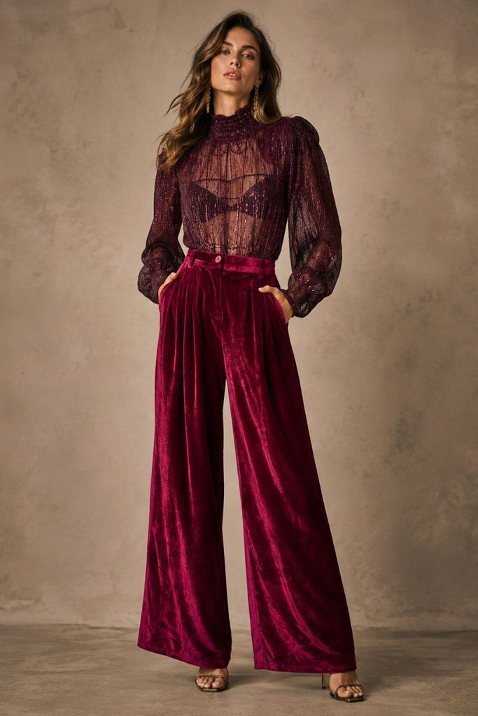 PANTALON ATELIER MAGENTA