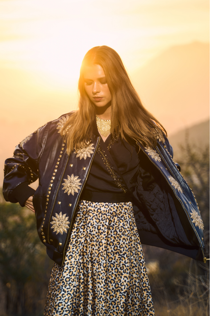 CHAQUETA BOMBER SUN BLACK