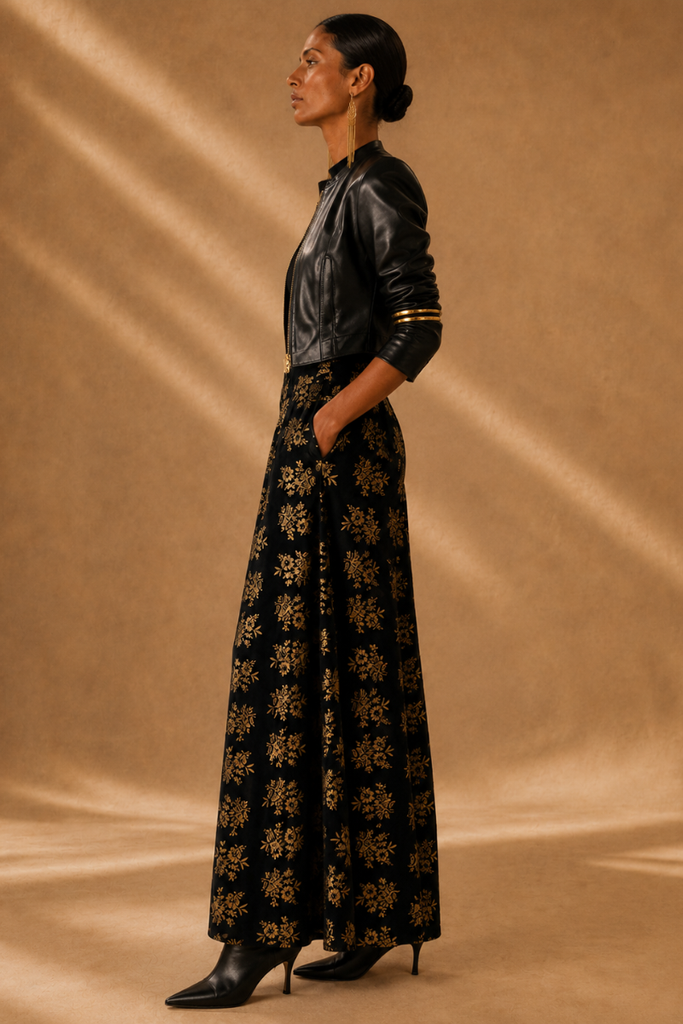 PANTALON MEADOW FOIL BLACK