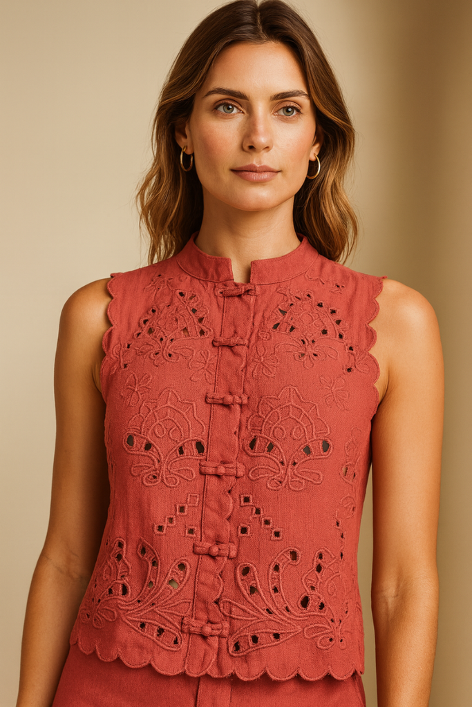 BLUSA LANI RASPBERRY RED