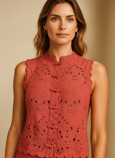 BLUSA LANI RASPBERRY RED